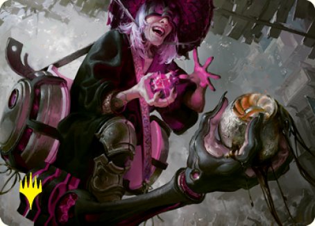 Undercity Scrounger Art Card (Gold-Stamped Signature) [Kamigawa: Neon Dynasty Art Series] | Gamer Loot