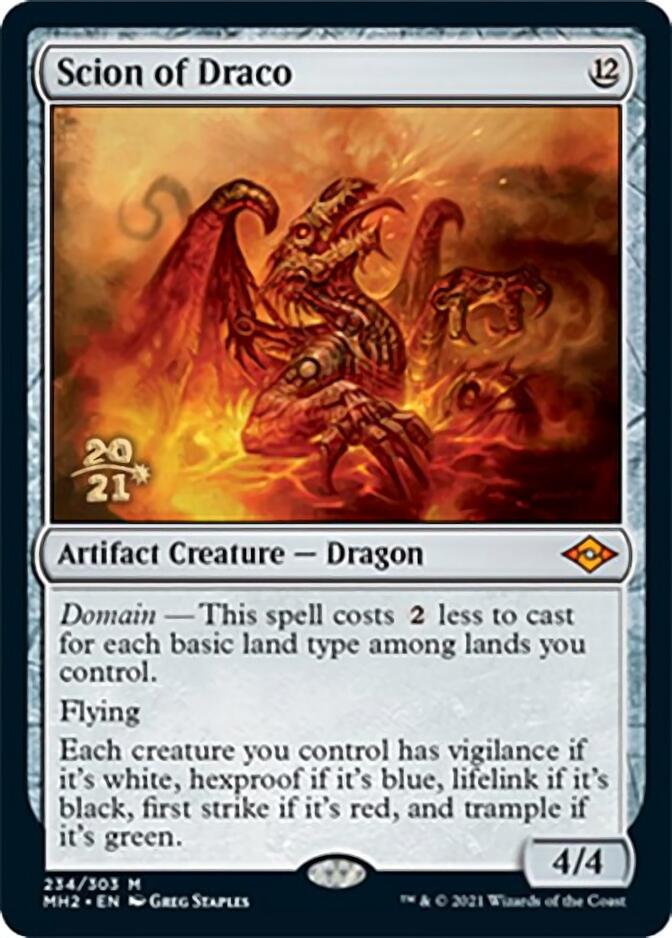 Scion of Draco [Modern Horizons 2 Prerelease Promos] | Gamer Loot