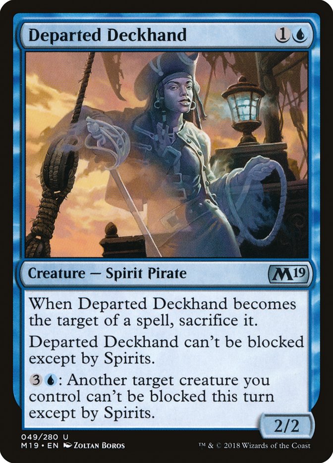 Departed Deckhand [Core Set 2019] | Gamer Loot