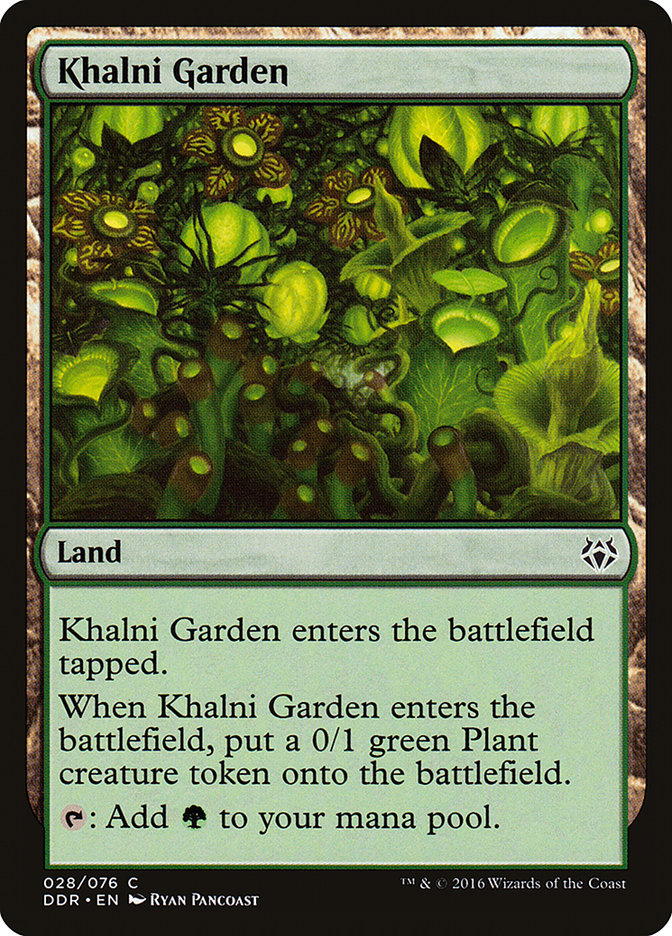 Khalni Garden [Duel Decks: Nissa vs. Ob Nixilis] | Gamer Loot