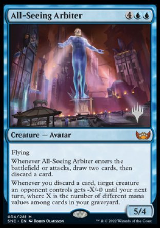 All-Seeing Arbiter (Promo Pack) [Streets of New Capenna Promos] | Gamer Loot