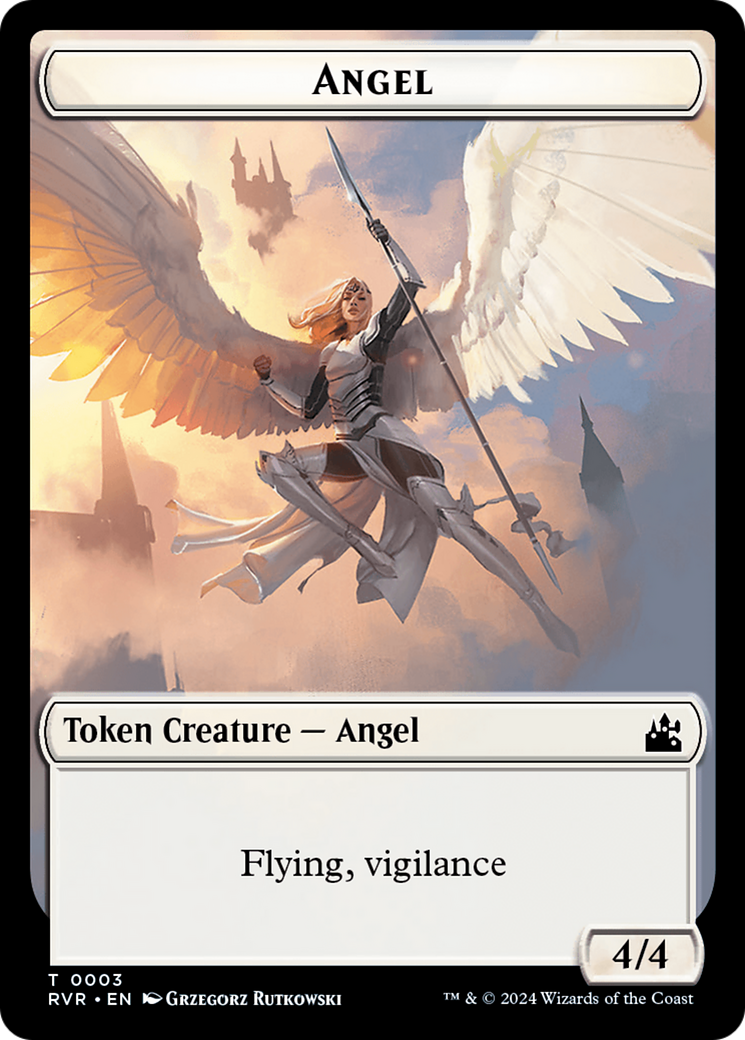 Angel Token (0003) [Ravnica Remastered Tokens] | Gamer Loot