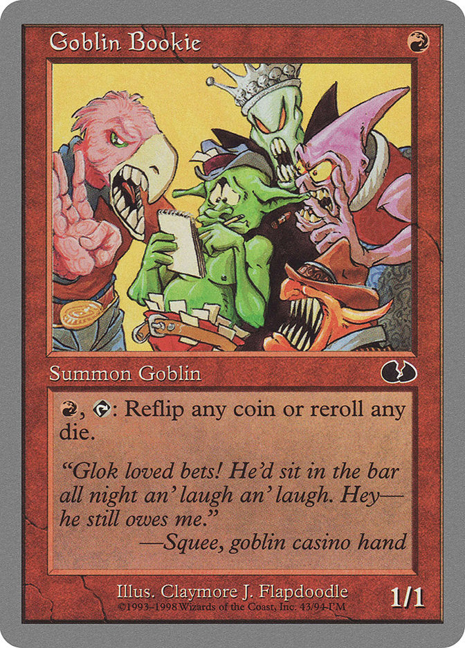 Goblin Bookie [Unglued] | Gamer Loot