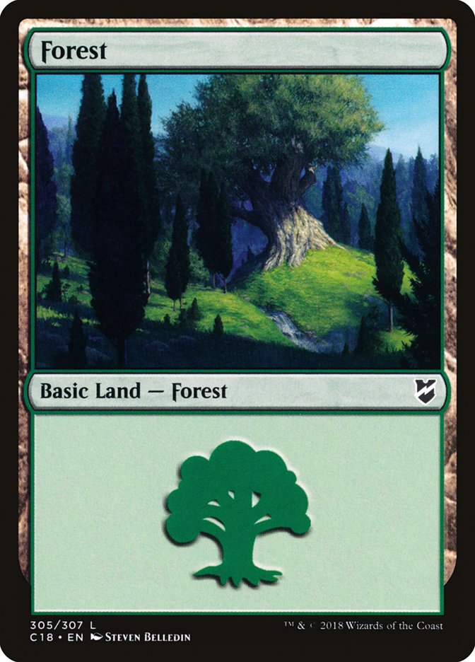Forest (305) [Commander 2018] | Gamer Loot