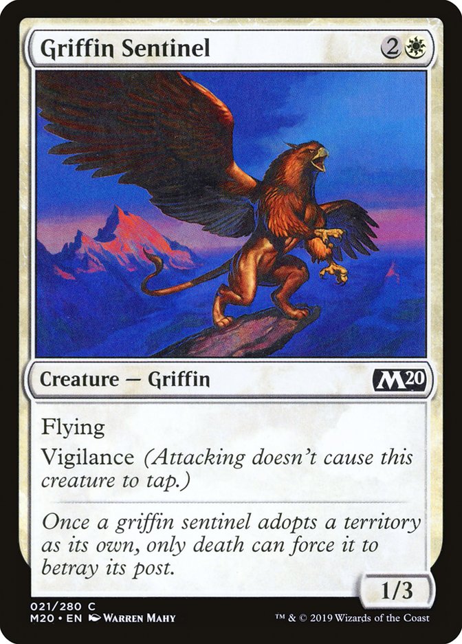Griffin Sentinel [Core Set 2020] | Gamer Loot