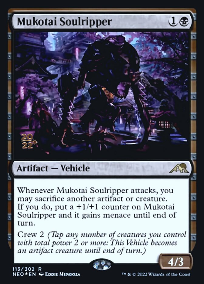 Mukotai Soulripper [Kamigawa: Neon Dynasty Prerelease Promos] | Gamer Loot