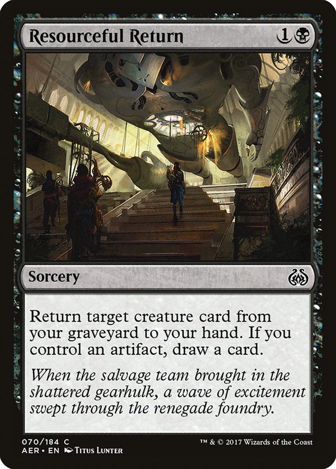 Resourceful Return [Aether Revolt] | Gamer Loot