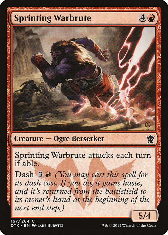 Sprinting Warbrute [Dragons of Tarkir] | Gamer Loot