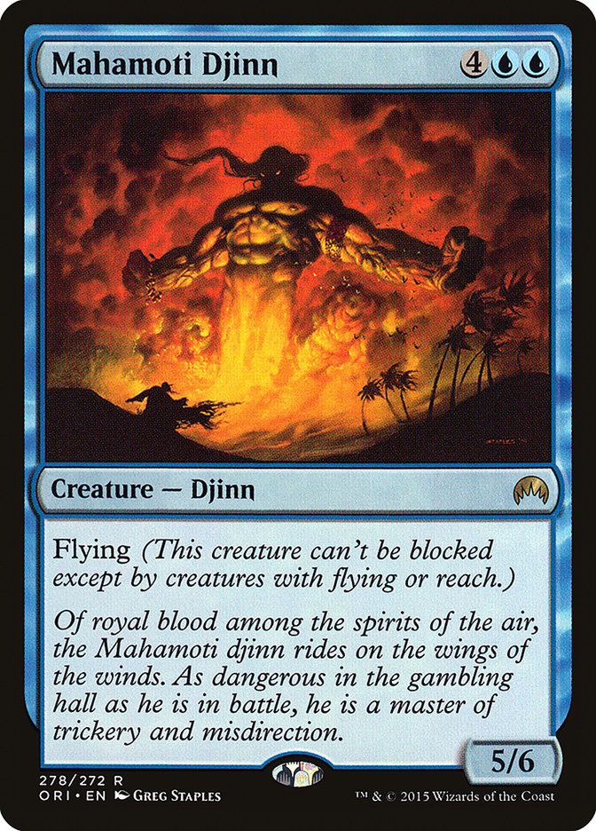 Mahamoti Djinn [Magic Origins] | Gamer Loot