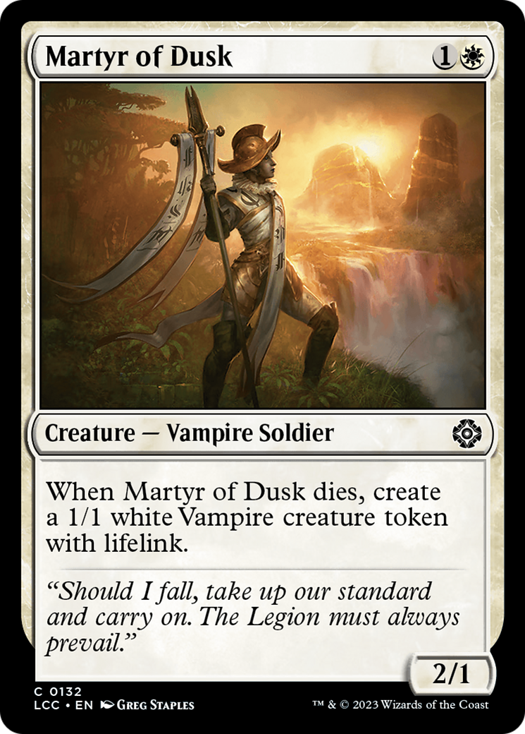 Martyr of Dusk [The Lost Caverns of Ixalan Commander] | Gamer Loot