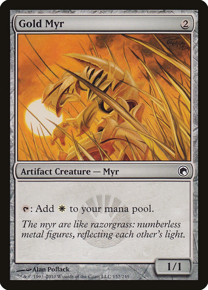 Gold Myr [Scars of Mirrodin] | Gamer Loot