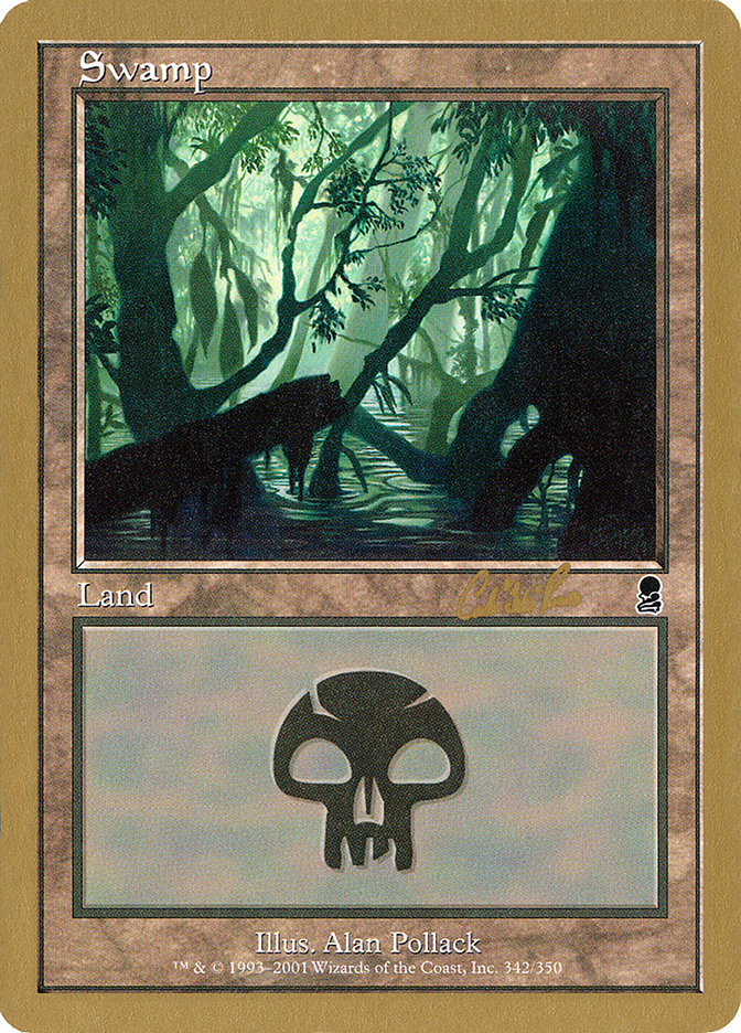 Swamp (cr342) (Carlos Romao) [World Championship Decks 2002] | Gamer Loot