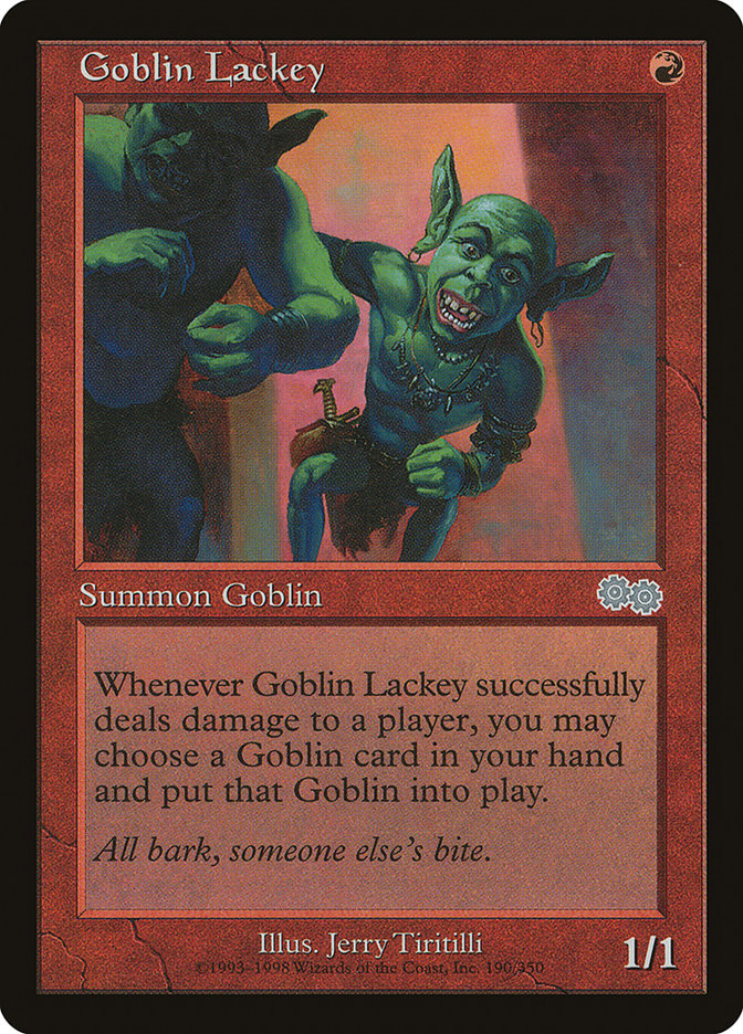 Goblin Lackey [Urza's Saga] | Gamer Loot