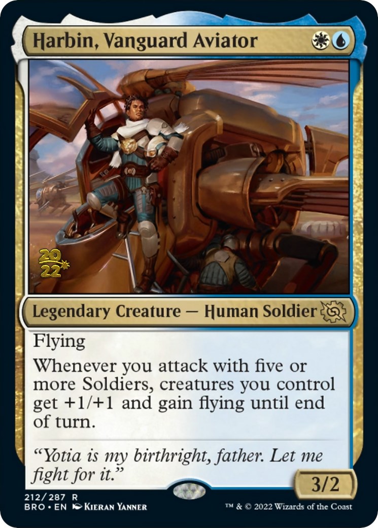 Harbin, Vanguard Aviator [The Brothers' War: Prerelease Promos] | Gamer Loot