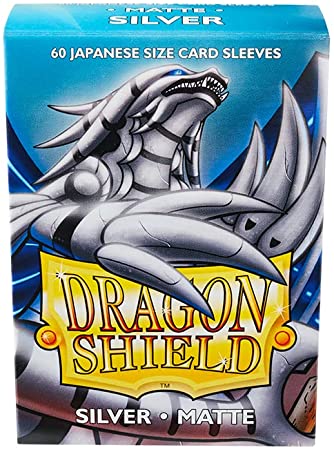 Dragon Shield 60ct Deck Protector Mini Matte Silver | Gamer Loot