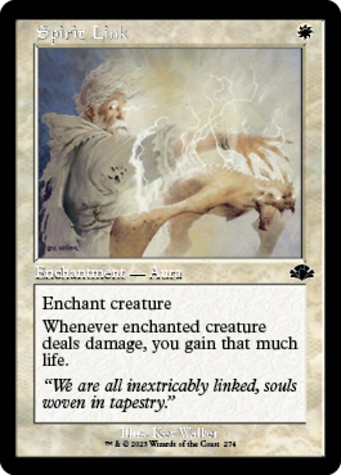 Spirit Link (Retro) [Dominaria Remastered] | Gamer Loot