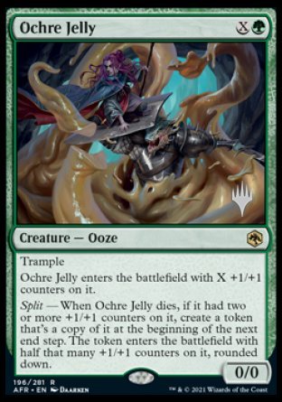 Ochre Jelly (Promo Pack) [Dungeons & Dragons: Adventures in the Forgotten Realms Promos] | Gamer Loot