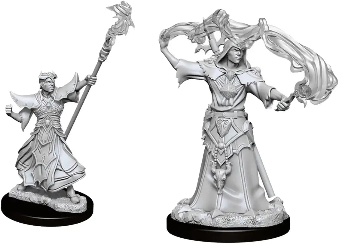 Pathfinder Deep Cuts Unpainted Minis: Male Human Sorcerer | Gamer Loot