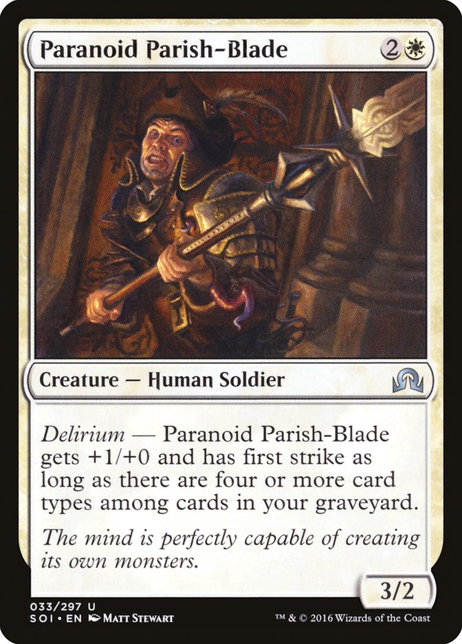 Paranoid Parish-Blade [Shadows over Innistrad] | Gamer Loot