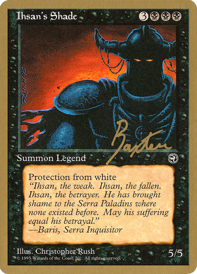 Ihsan's Shade (George Baxter) [Pro Tour Collector Set] | Gamer Loot