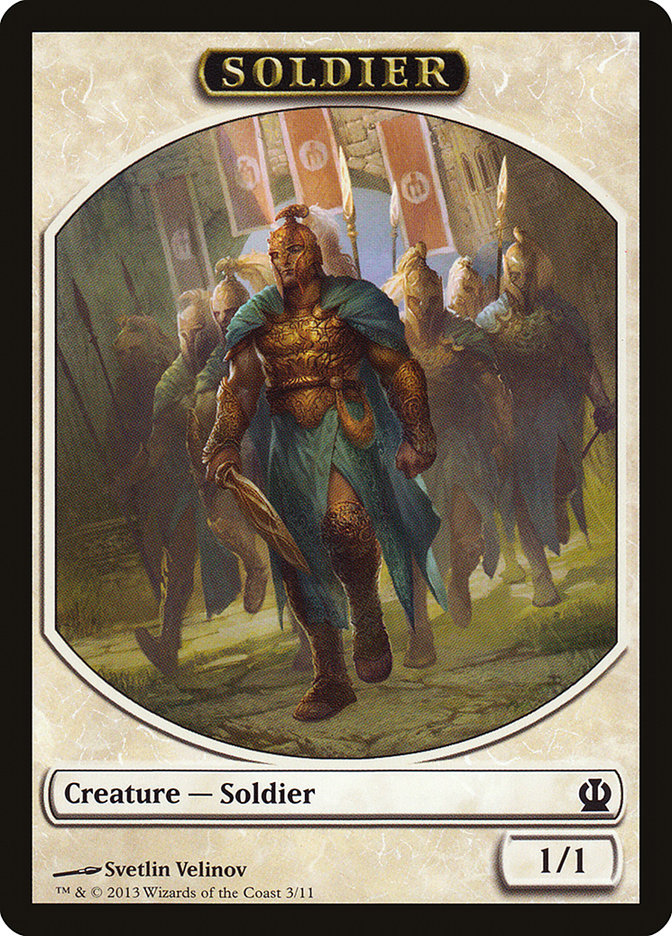 Soldier (3/11) [Theros Tokens] | Gamer Loot