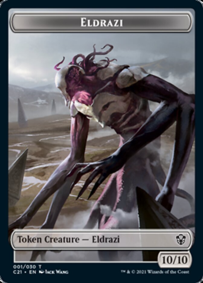 Eldrazi // Champion of Wits Token [Commander 2021 Tokens] | Gamer Loot