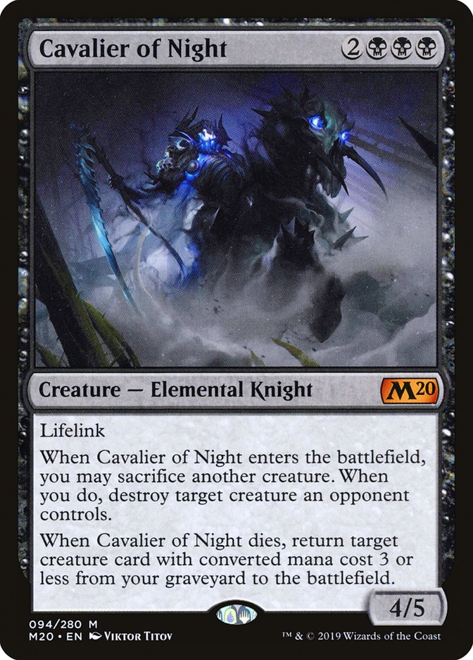 Cavalier of Night [Core Set 2020] | Gamer Loot