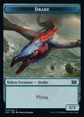 Drake // Aven Initiate Double-sided Token [Double Masters 2022 Tokens] | Gamer Loot