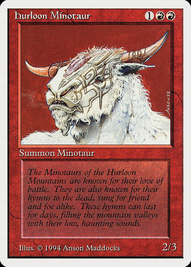 Hurloon Minotaur [Summer Magic / Edgar] | Gamer Loot