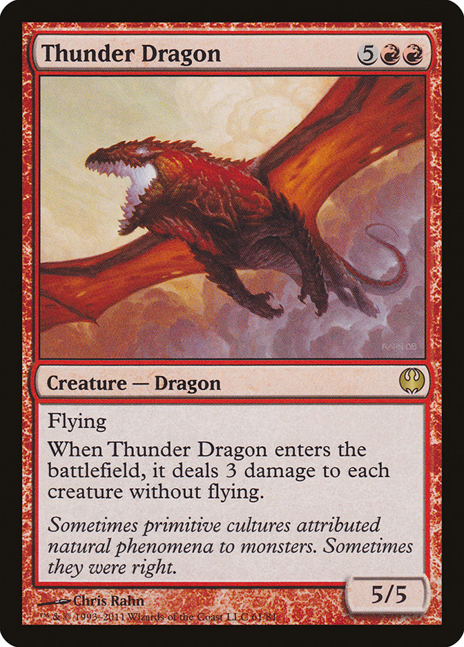 Thunder Dragon [Duel Decks: Knights vs. Dragons] | Gamer Loot