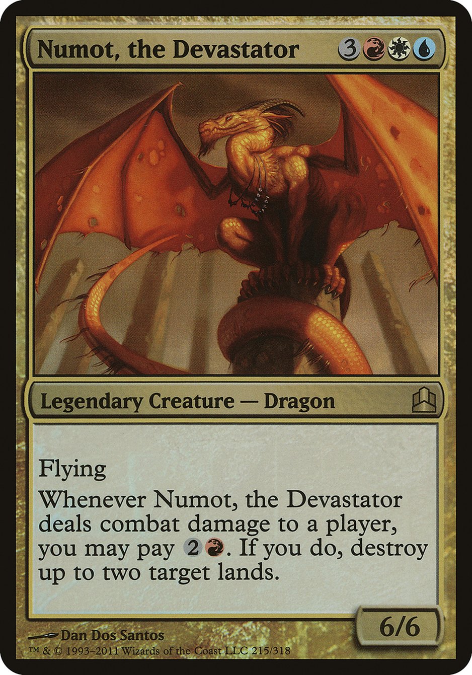 Numot, the Devastator (Oversized) [Commander 2011 Oversized] | Gamer Loot