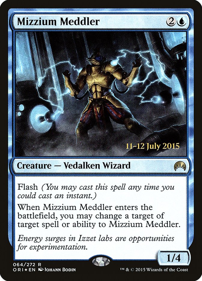 Mizzium Meddler [Magic Origins Prerelease Promos] | Gamer Loot
