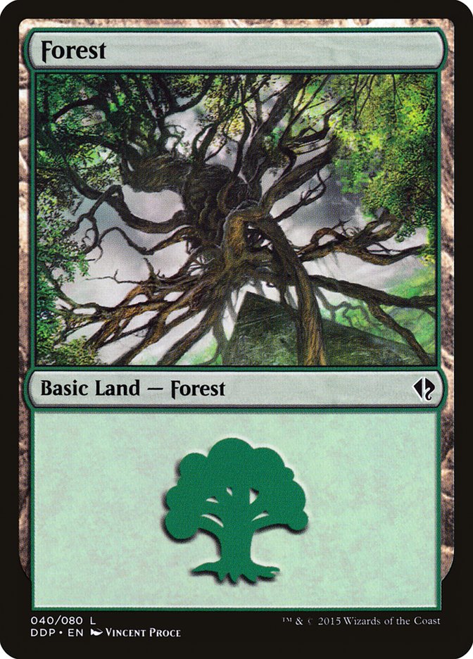 Forest (40) [Duel Decks: Zendikar vs. Eldrazi] | Gamer Loot