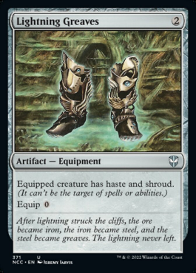 Lightning Greaves [Streets of New Capenna Commander] | Gamer Loot