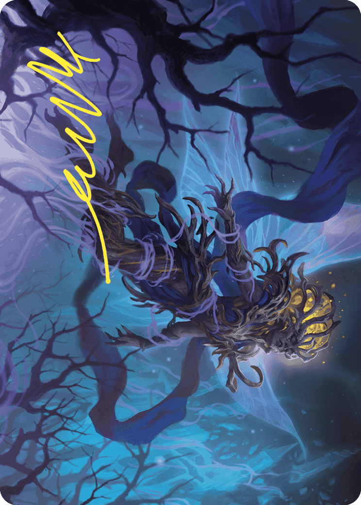 Sleep-Cursed Faerie Art Card (Gold-Stamped Signature) [Wilds of Eldraine Art Series] | Gamer Loot