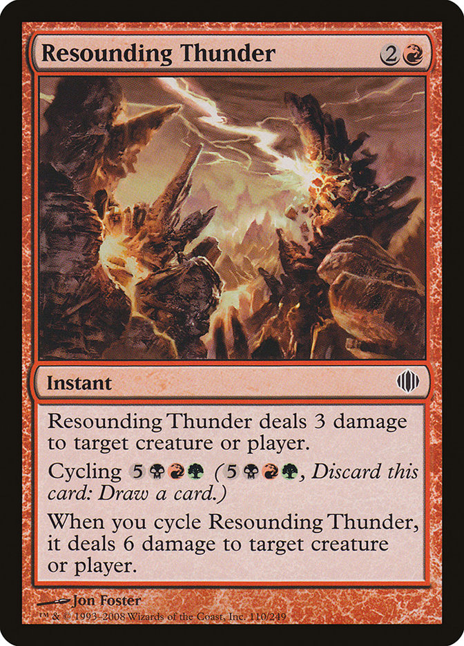 Resounding Thunder [Shards of Alara] | Gamer Loot