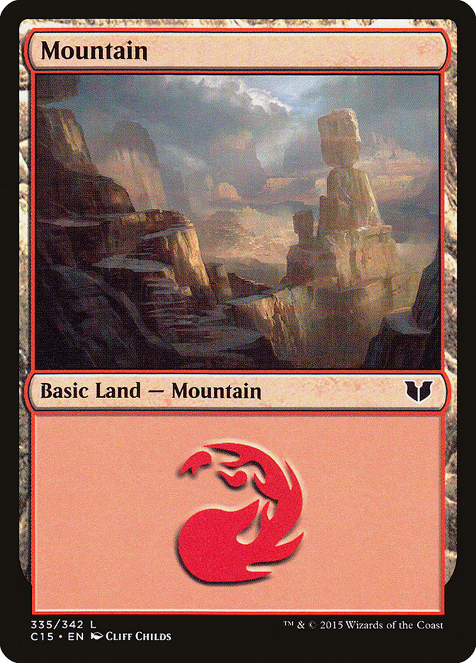 Mountain (335) [Commander 2015] | Gamer Loot