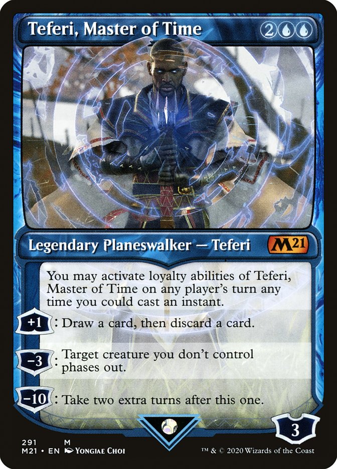 Teferi, Master of Time (Showcase) [Core Set 2021] | Gamer Loot