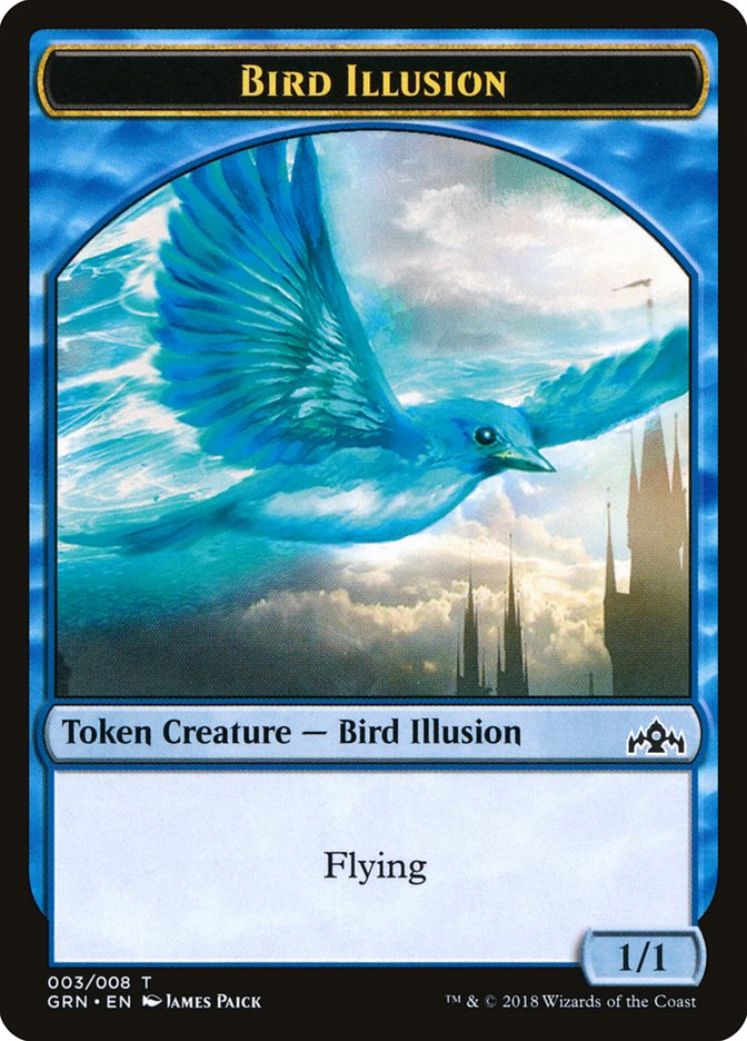 Bird Illusion [Guilds of Ravnica Tokens] | Gamer Loot