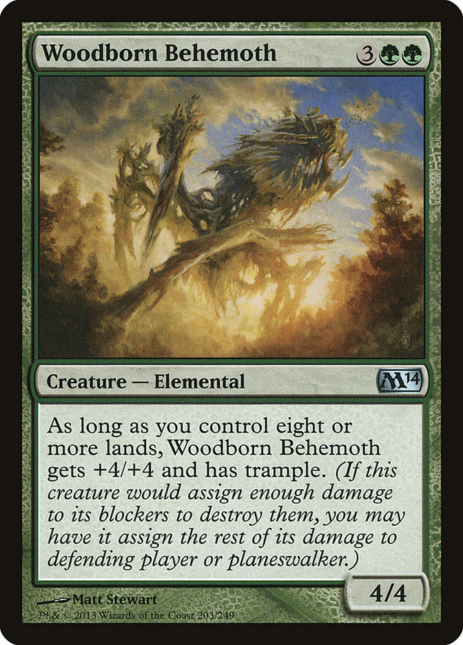 Woodborn Behemoth [Magic 2014] | Gamer Loot