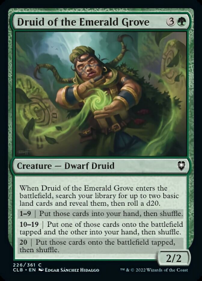 Druid of the Emerald Grove [Commander Legends: Battle for Baldur's Gate] | Gamer Loot