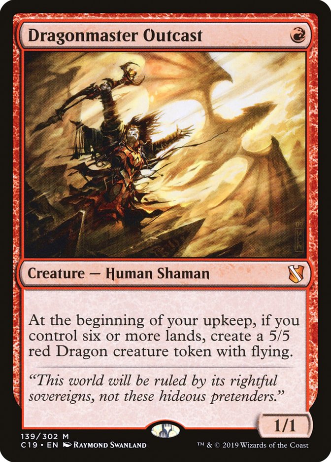 Dragonmaster Outcast [Commander 2019] | Gamer Loot