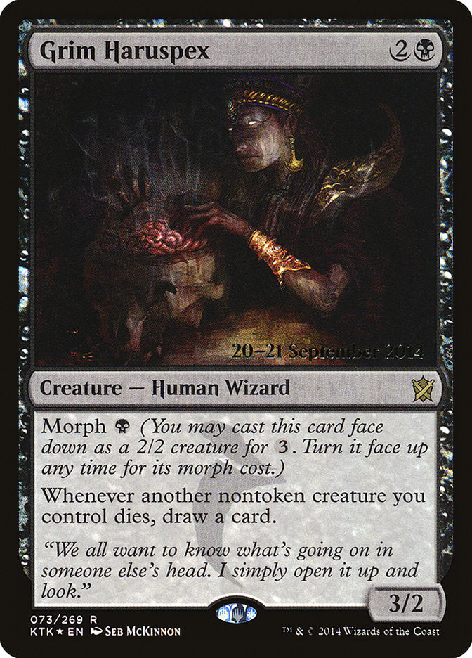 Grim Haruspex  [Khans of Tarkir Prerelease Promos] | Gamer Loot