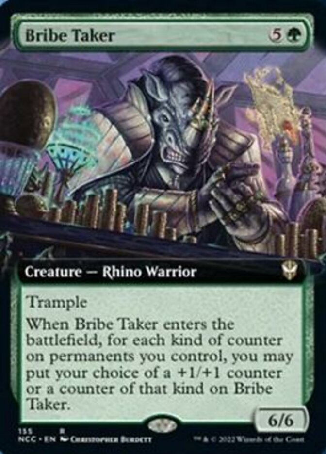 Bribe Taker (Extended Art) [Streets of New Capenna Commander] | Gamer Loot