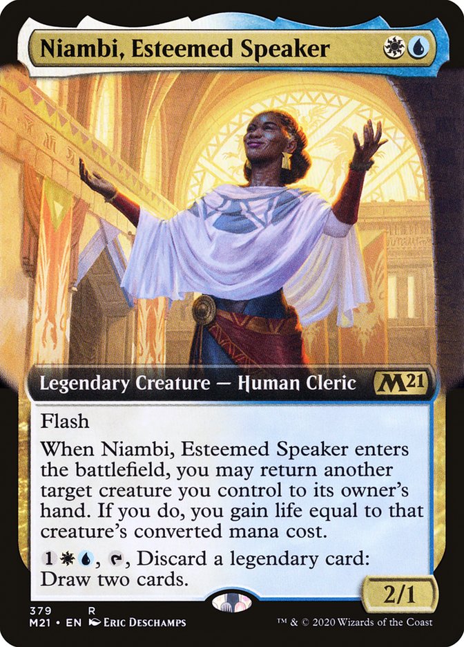 Niambi, Esteemed Speaker (Extended) [Core Set 2021] | Gamer Loot