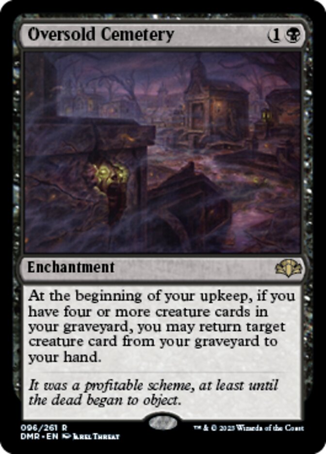Oversold Cemetery [Dominaria Remastered] | Gamer Loot