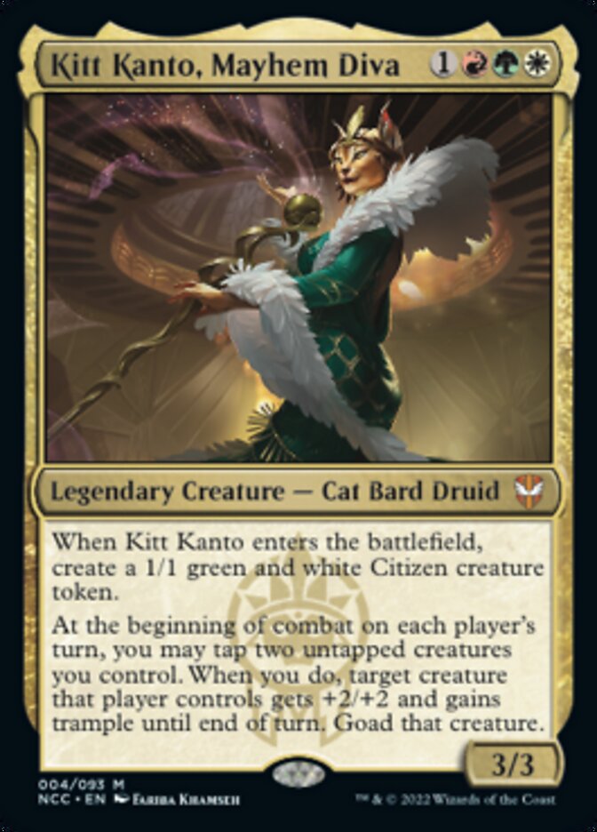 Kitt Kanto, Mayhem Diva [Streets of New Capenna Commander] | Gamer Loot