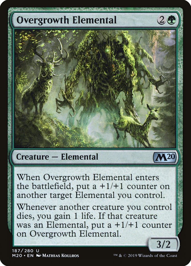 Overgrowth Elemental [Core Set 2020] | Gamer Loot