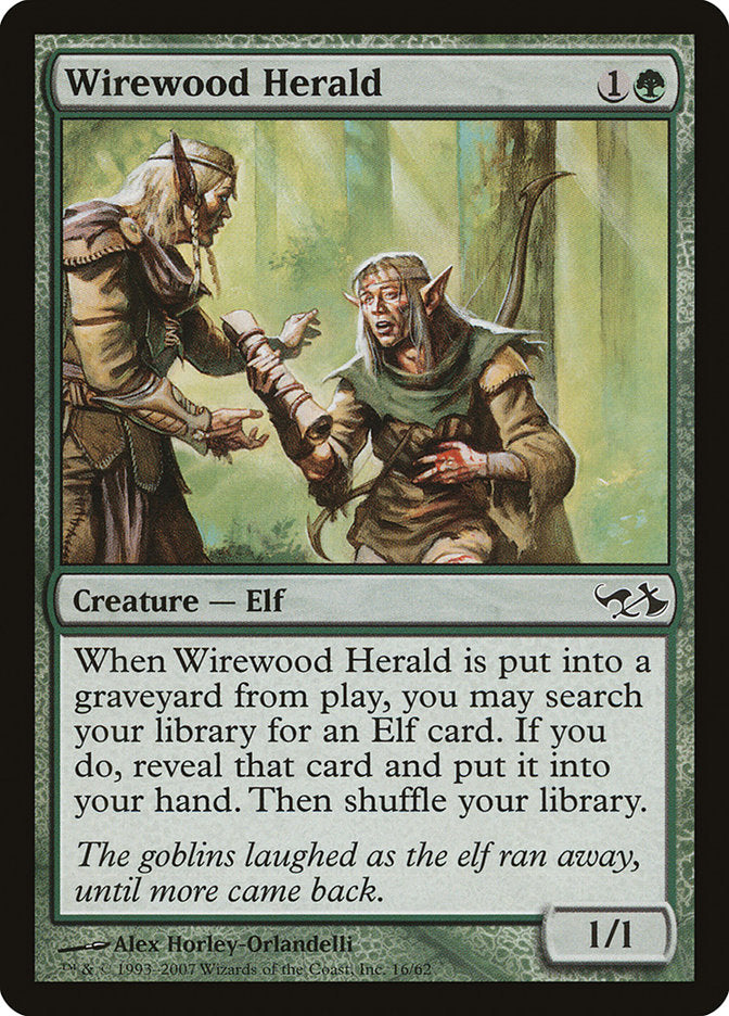Wirewood Herald [Duel Decks: Elves vs. Goblins] | Gamer Loot