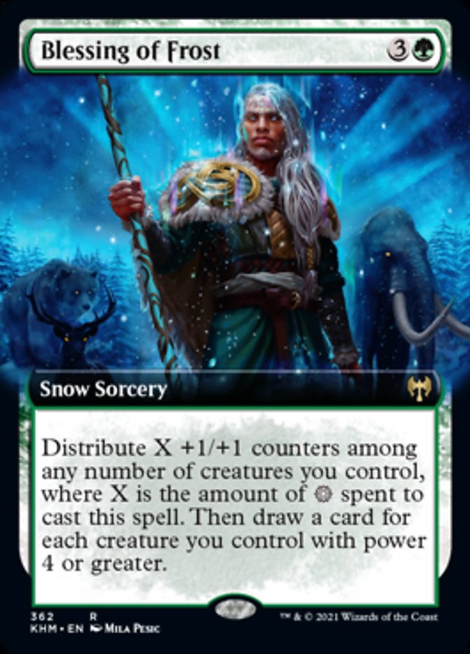 Blessing of Frost (Extended Art) [Kaldheim] | Gamer Loot